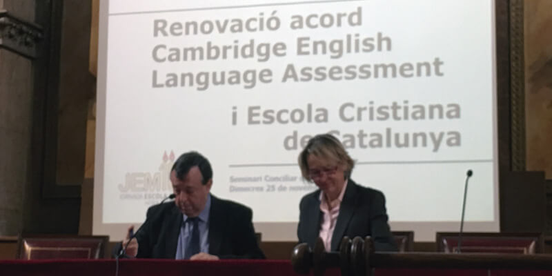 Cambridge English Language Assessment y Fundació Escola Cristiana (FECC)